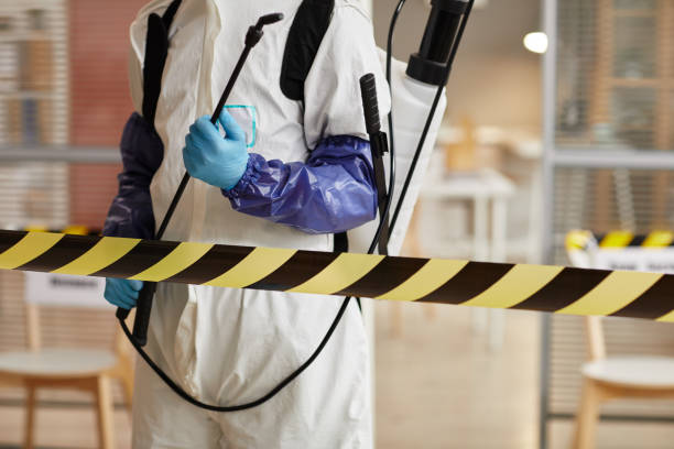 Professional Unattended Death Cleanup technician working in Urbana, IA